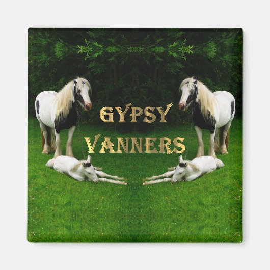 Magnet des bannières tziganes (Devant)