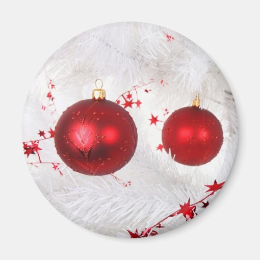 Magnet des Baubles de Noël (Devant)