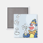 Magnet des bulles soufflantes de clown (Recto/Verso)