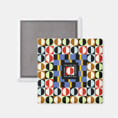 Magnet des cercles du milieu du siècle (Recto/Verso)