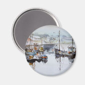Magnet des chalutiers de pêche (Recto/Verso)