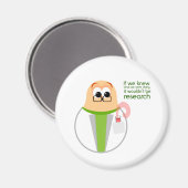 Magnet des chercheurs du laboratoire scientifique (Recto/Verso)