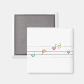 Magnet des Coeurs de musique (Recto/Verso)