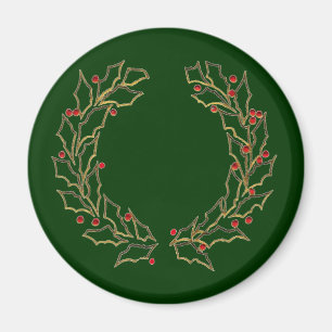 Magnet des couronnes de Noël