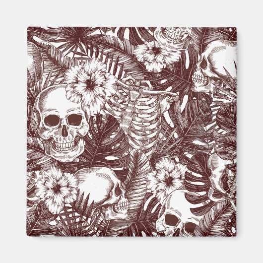 Magnet des crânes de la jungle (Devant)