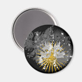 Magnet des crânes punk (Recto/Verso)