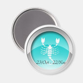 Magnet des dates de scorpion (Recto/Verso)