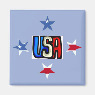 Magnet des étoiles patriotiques