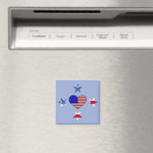 Magnet des étoiles patriotiques (In Situ (Lave-vaisselle))