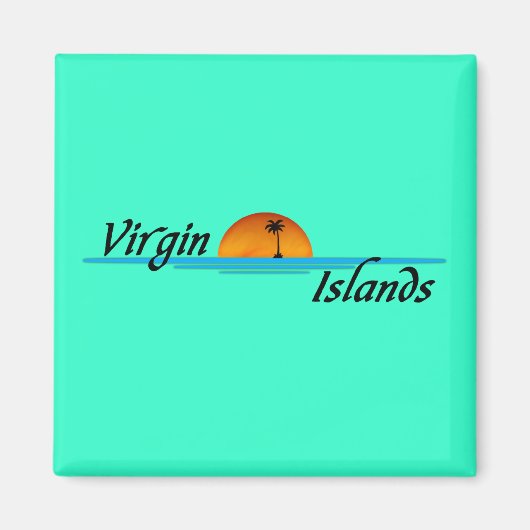 Magnet des îles Vierges (Devant)