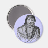 Magnet des Indiens américains (Recto/Verso)