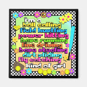 Magnet des joueurs de softball rapide (Devant)