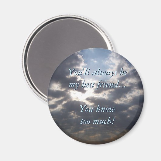 Magnet des meilleurs amis (Recto/Verso)