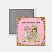 Magnet des meilleurs amis (Recto/Verso)