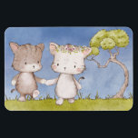 Magnet des meilleurs amis<br><div class="desc">Des chattes adorables marchant à travers la vie main dans la main. Parfait pour des souvenirs mariages,  des cadeaux de mariage ou simplement un cadeau d'amitié. Ces adorables chattes feront votre journée,  elles sont douces et adorables.</div>