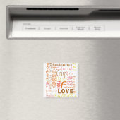 Magnet des mots de l'action de grâces (In Situ (Lave-vaisselle))