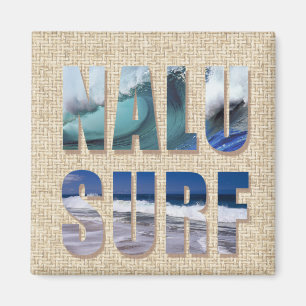 Magnet des mots de l'île de Nalu-Surf