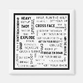 Magnet des phases de lutte (Devant)