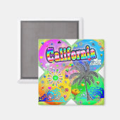 Magnet des saisons Quadro de Californie (Recto/Verso)