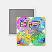 Magnet des saisons Quadro d'Hollywood (Recto/Verso)