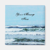 Magnet des vagues de la côte de l'Oregon (Devant)