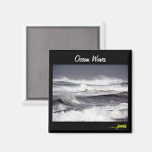 Magnet des vagues océaniques (Recto/Verso)