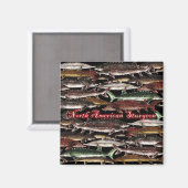 Magnet d'esturgeon - Esturgeon nord-américain (Recto/Verso)