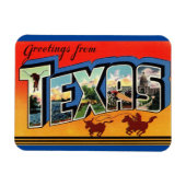 Magnet d'état du Texas (Horizontal)