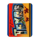 Magnet d'état du Texas (Vertical)