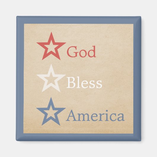 Magnet d'étoiles chic simple (Devant)