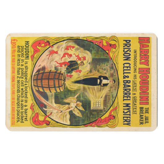 Magnet d'évasion cellulaire de la prison de Houdin (Horizontal)