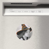 Magnet d'Halloween sorcière (In Situ (Lave-vaisselle))