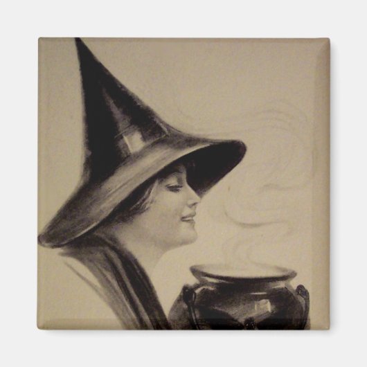 Magnet d'Halloween vintage (Devant)