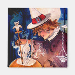 Magnet d'Halloween vintage