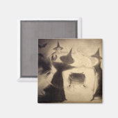 Magnet d'Halloween vintage (Recto/Verso)