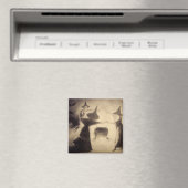 Magnet d'Halloween vintage (In Situ (Lave-vaisselle))