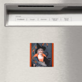 Magnet d'Halloween vintage (In Situ (Lave-vaisselle))