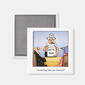 Magnet d'Humour de vin Stuffer Funny Stocking (Recto/Verso)