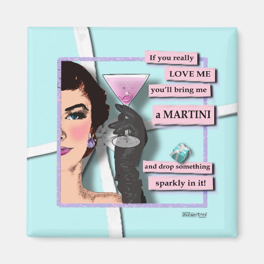 Magnet - Diamants & Martinis (Devant)