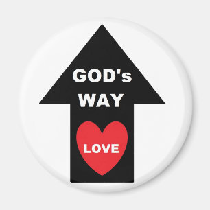 Magnet Dieux Love Flèche Coeur