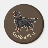 Magnet d'illustration Gordon Setter (Devant)