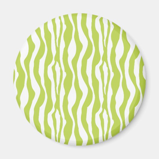 Magnet d'impression Wild Green Zebra (Devant)
