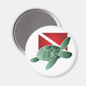Magnet d'indicateur de plongée de tortue (Recto/Verso)