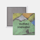 Magnet d'inspiration juvénile (Recto/Verso)