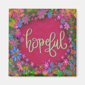 Magnet d'intelligence inspirationnelle optimiste (Devant)