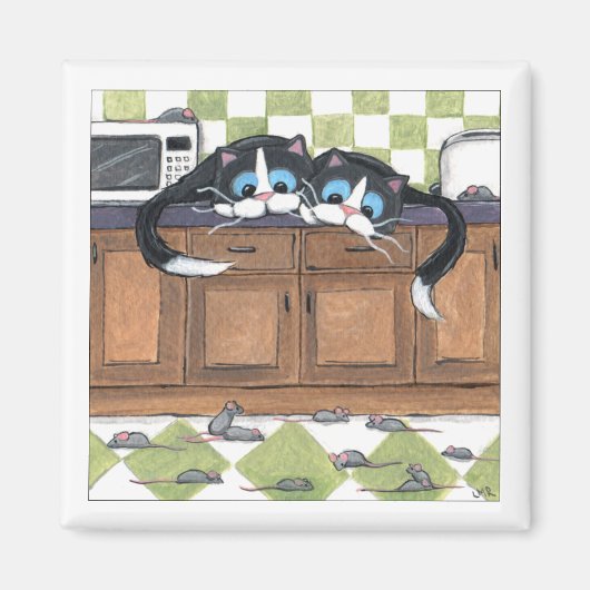 Magnet d'invasion de souris (Devant)