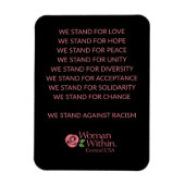 Magnet Diversity Statement Woman Within Central (Vertical)