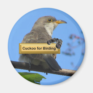 Magnet d'oiseaux à bec jaune.