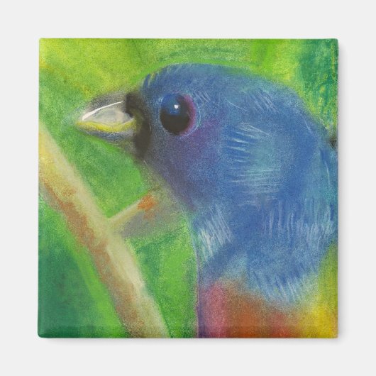 Magnet d'oiseaux de printemps (Devant)