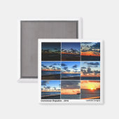 Magnet - Dominicaanse Republiek Magneet (Voorkant / Achterkant)